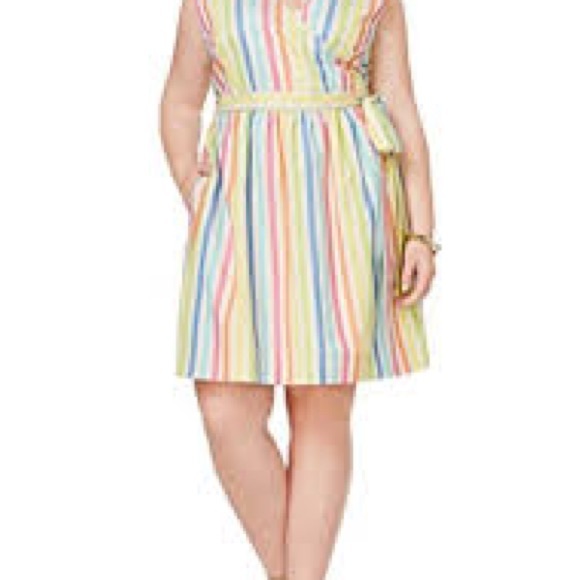 Tommy Hilfiger Dresses & Skirts - NWT Tommy Hilfiger Striped Colorful Wrap Dress